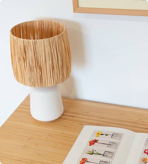 Detalle de la decoración en la habitación deluxe de los apartamentos Mångata Gran Canaria