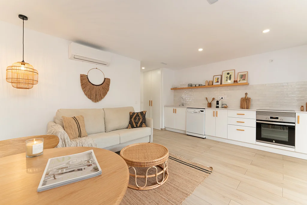 Detalle de la decoración en el Apartamento Deluxe de los apartamentos Mångata Gran Canaria