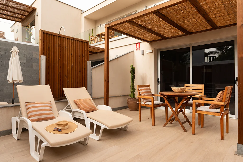 Detalle de la decoración en el Apartamento Estandar de los apartamentos Mångata Gran Canaria