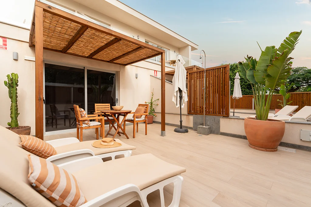 Detalle de la decoración en el Apartamento Estandar de los apartamentos Mångata Gran Canaria